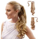 Aplique de rabo de cavalo (cabelo humano)